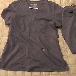 Grey’s Anatomy Scrub Set - Dark Heather Gray